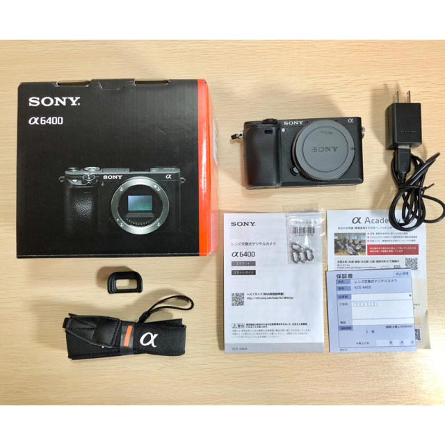 再出品】SONY α6400 ボディ ILCE-6400 美品 a6400 - ミラーレス一眼