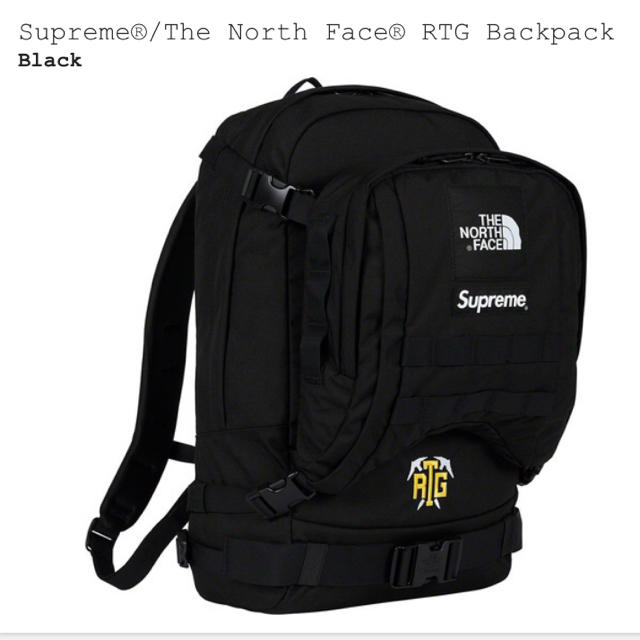 Supreme North Face RTG Backpack バックパック 黒