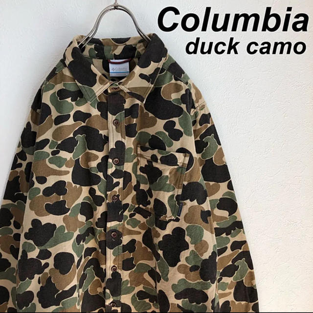 Columbia(コロンビア)の古着 コロンビア ダックカモ 迷彩  シャツ レディースのトップス(シャツ/ブラウス(長袖/七分))の商品写真