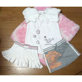 ベビーギャップ(babyGAP)の子供服 ４枚セット チュニック 綿100％ ボレロ キュロット スカート(その他)