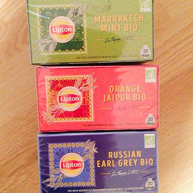 リプトン 世界の紅茶シリーズ フランス限定 食品/飲料/酒の飲料(茶)の商品写真
