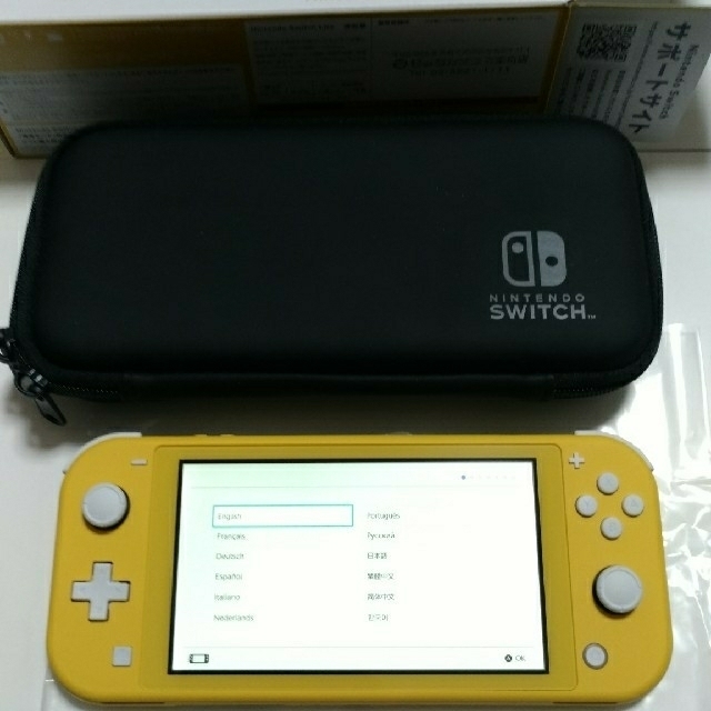 Nintendo Switch Lite イエロー ケース付き