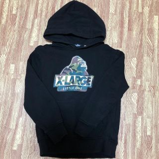 エクストララージ(XLARGE)のXLARGE  kids  120 黒パーカー(Tシャツ/カットソー)