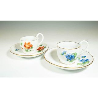 マイセン(MEISSEN)のアンティーク　マイセン　スワン　C&S　2名セット(食器)