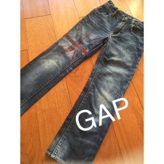 ギャップキッズ(GAP Kids)のGAP kids ユニオンジャック柄ジーンズ 130cm(パンツ/スパッツ)