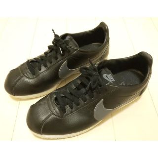 ナイキ(NIKE)のナイキ クラシックコルテッツレザー(ブラック/グレー)(スニーカー)