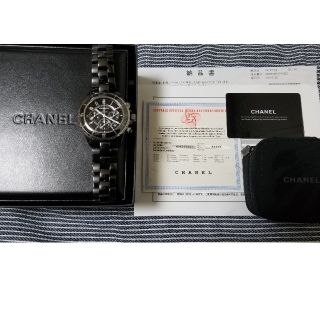 シャネル(CHANEL)のCHANEL j12 クロノグラフ シャネル H0940(腕時計(アナログ))