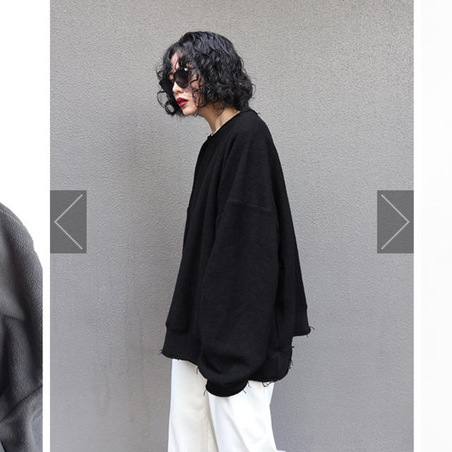 moussy(マウジー)のANNAHL アンナフル ダメージスウェット レディースのトップス(トレーナー/スウェット)の商品写真