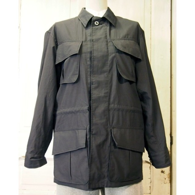 COMOLI(コモリ)のAURALEE WASHED FINX FATIGUE JACKET グレー メンズのジャケット/アウター(ミリタリージャケット)の商品写真