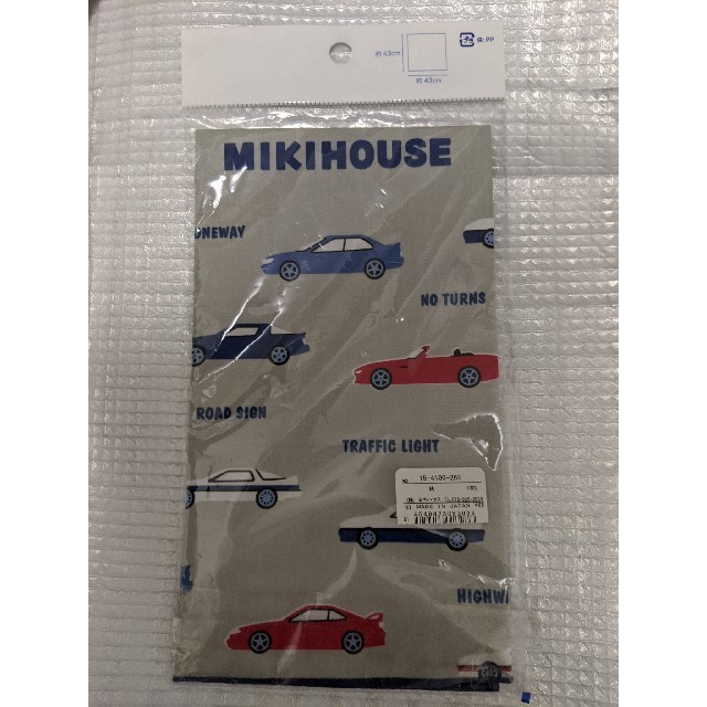 mikihouse(ミキハウス)のミキハウスランチクロス新品1枚のみです。 インテリア/住まい/日用品のキッチン/食器(弁当用品)の商品写真