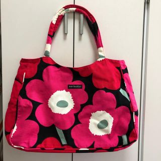 マリメッコ(marimekko)のマリメッコトートショルダーバック キャンバス(トートバッグ)