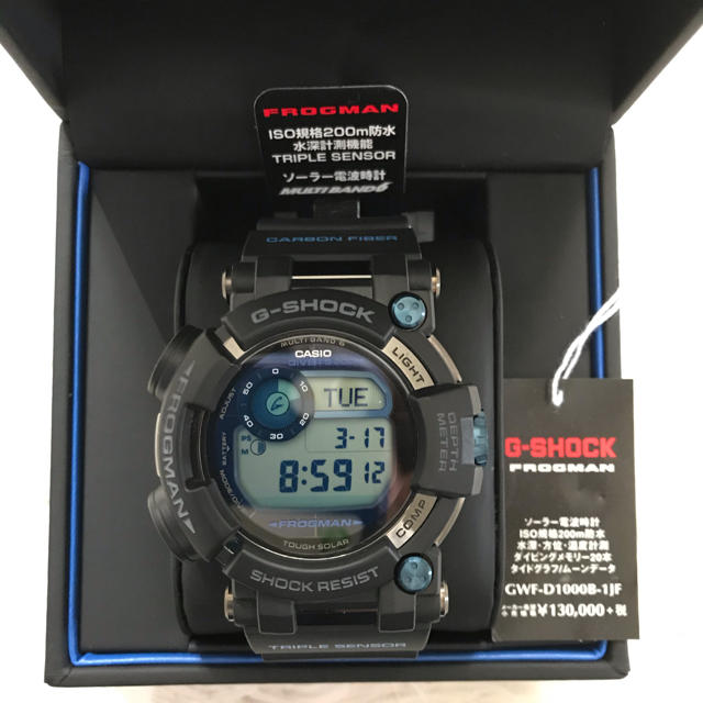 メンズG-SHOCK FROGMAN GWF-D1000B-1JF