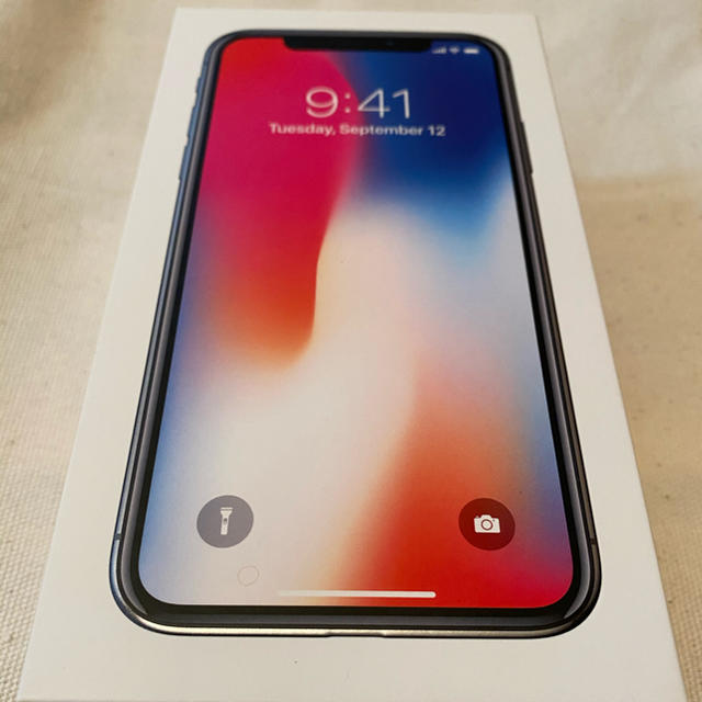 256GB▷カラーiPhone X Space Gray 256 GB SIMフリー