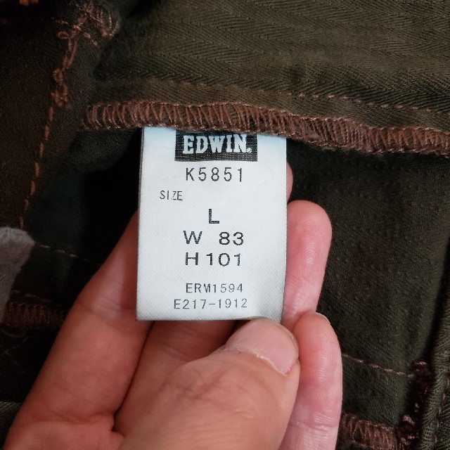 EDWIN(エドウィン)のEDWIN　505　KHAKI　Lサイズ メンズのパンツ(ワークパンツ/カーゴパンツ)の商品写真