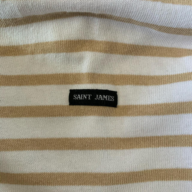 SAINT JAMES(セントジェームス)のセントジェームス バスクシャツ ボーダー ウェッソン ベージュ T5 オーチバル メンズのトップス(Tシャツ/カットソー(七分/長袖))の商品写真