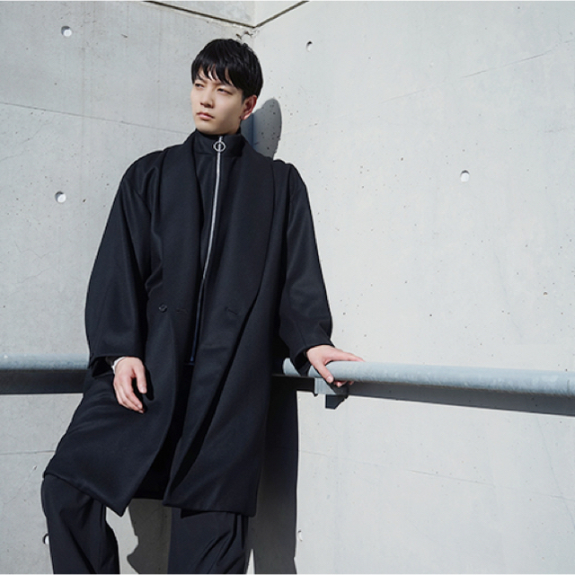 メンズethosens エトセンス ジップレイヤードコート 17aw