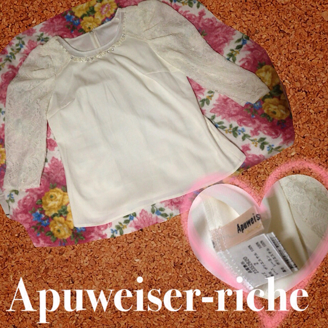 Apuweiser-riche(アプワイザーリッシェ)のApuweiser♡新品ブラウス レディースのトップス(シャツ/ブラウス(長袖/七分))の商品写真