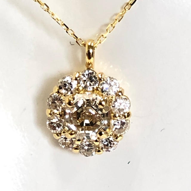 専用K18 マリーゴールドダイヤモンドネックレスの通販 by BOSS's shop｜ラクマ