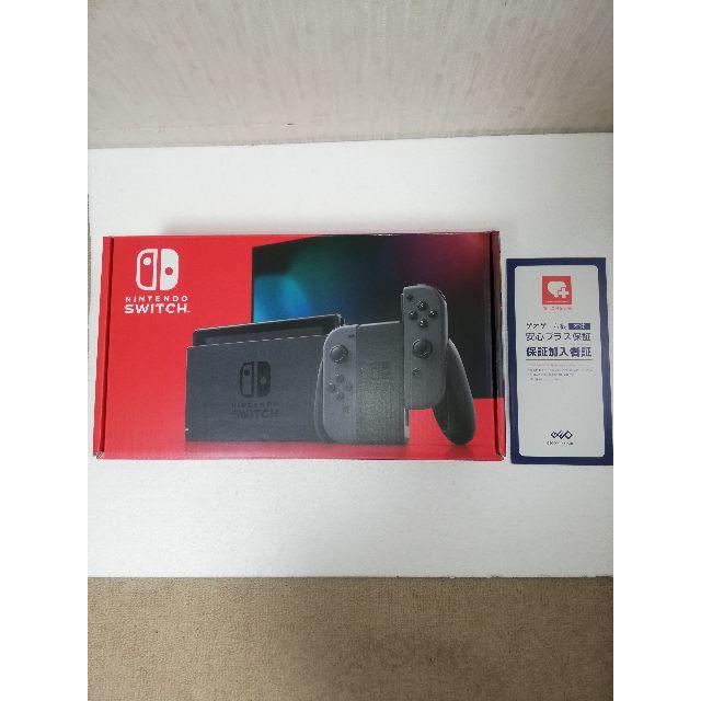 【美品・延長保証】Nintendo Switch 新型 本体 グレー