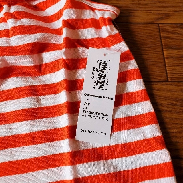 Old Navy(オールドネイビー)の最終価格★新品 2T 90cm トップス OLDNAVY RST キッズ/ベビー/マタニティのキッズ服女の子用(90cm~)(Tシャツ/カットソー)の商品写真