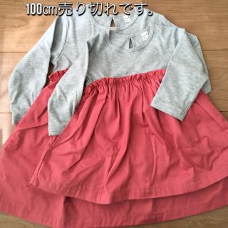 エフオーキッズ(F.O.KIDS)の80㎝長袖ワンピース(ワンピース)