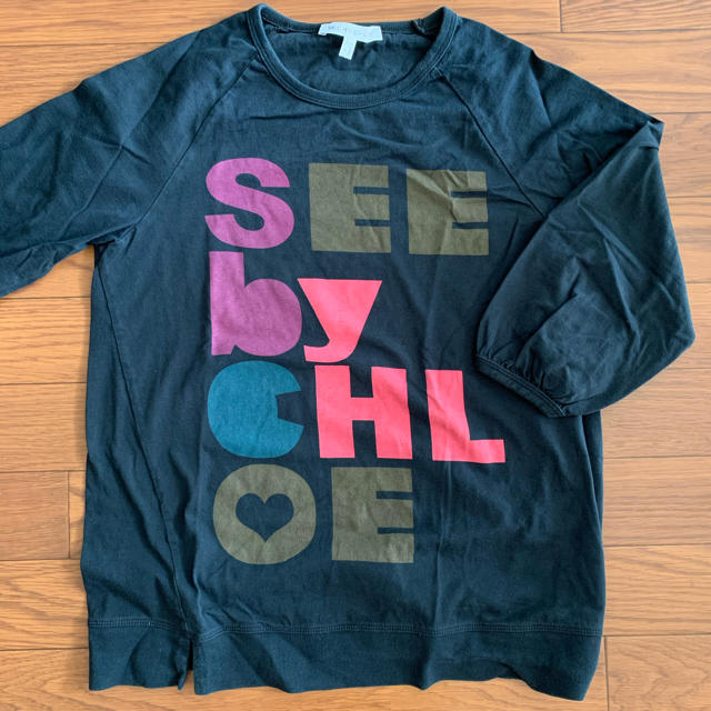 SEE BY CHLOE(シーバイクロエ)のsee by chloe 七分袖Tシャツ レディースのトップス(Tシャツ(長袖/七分))の商品写真