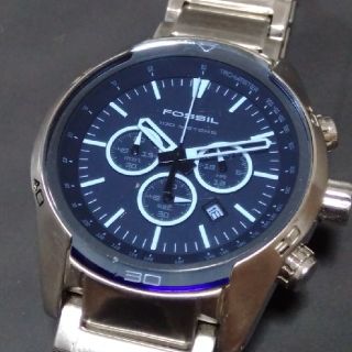 フォッシル(FOSSIL)のFOSSIL blue メンズ　腕時計(腕時計(アナログ))