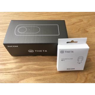 リコー(RICOH)の【dai様】RICOH THETA V + ストラップ用アタッチメントAT-1(コンパクトデジタルカメラ)