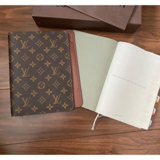 LOUIS VUITTON 手帳カバー　箱、ショッパー付き