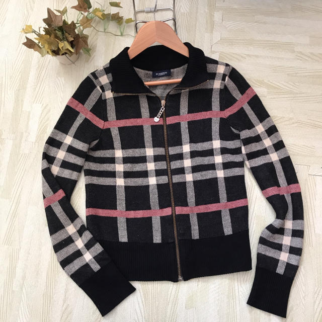BURBERRY*バーバリー ロンドン*チェック セーター カーディガン