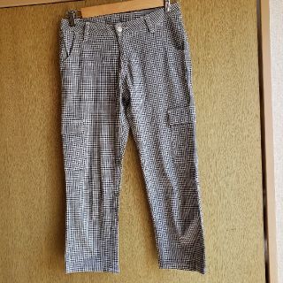 フェリシモ(FELISSIMO)のフェリシモ ギンガムクロップドパンツ(クロップドパンツ)