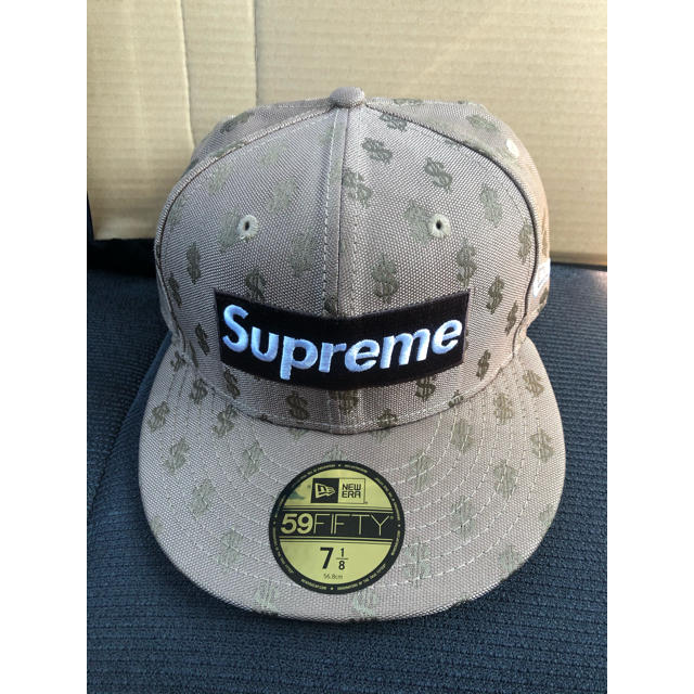 キャップSupreme Monogram Box Logo New Era 7 1/8