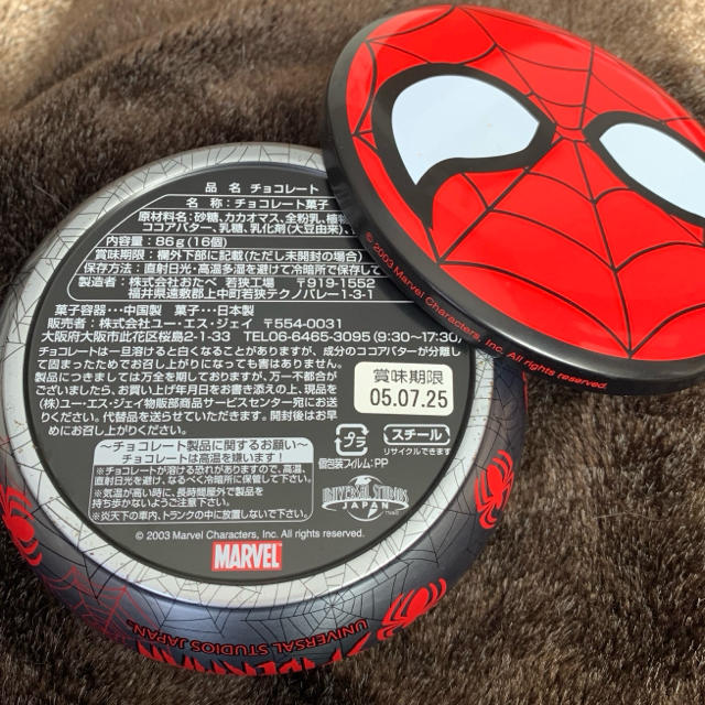 Usj Usj Spider Man スパイダーマン チョコレート空き缶の通販 By Y S Shop ユニバーサルスタジオジャパンならラクマ