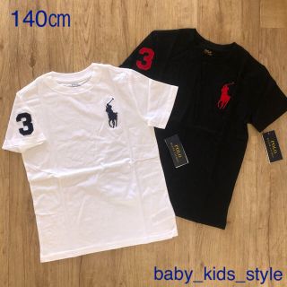 ラルフローレン(Ralph Lauren)の専用★130ショートパンツ　ベージュ/ビッグポニー　Tシャツ　2枚セット　140(Tシャツ/カットソー)