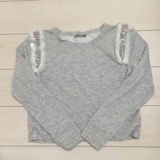 ザラ(ZARA)のZARAビジュートップス♡(Tシャツ(長袖/七分))