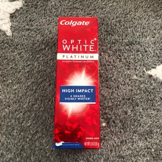 colgate optic white high Impact 新品！(歯磨き粉)