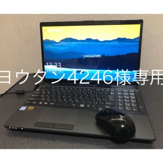 フジツウ(富士通)のFUJITSU FMV LIFEBOOK AH77/C2 黒(ノートPC)