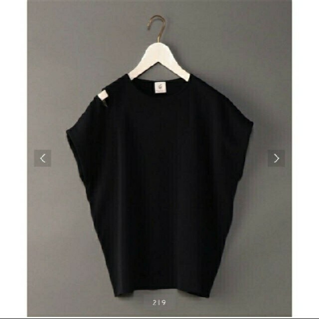 ＜6(ROKU)＞SHOULDER SLIT KNIT PULLOVER/ニット