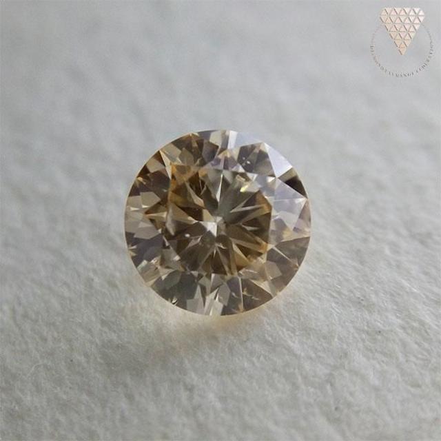 0.249 ct F. L. Ogy. Yellow SI1 天然 ダイヤモンド レディースのアクセサリー(リング(指輪))の商品写真