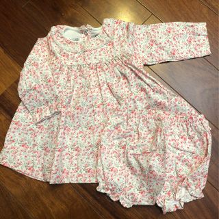 プチバトー(PETIT BATEAU)のプチバトー 花柄 ワンピース 未使用(ワンピース)