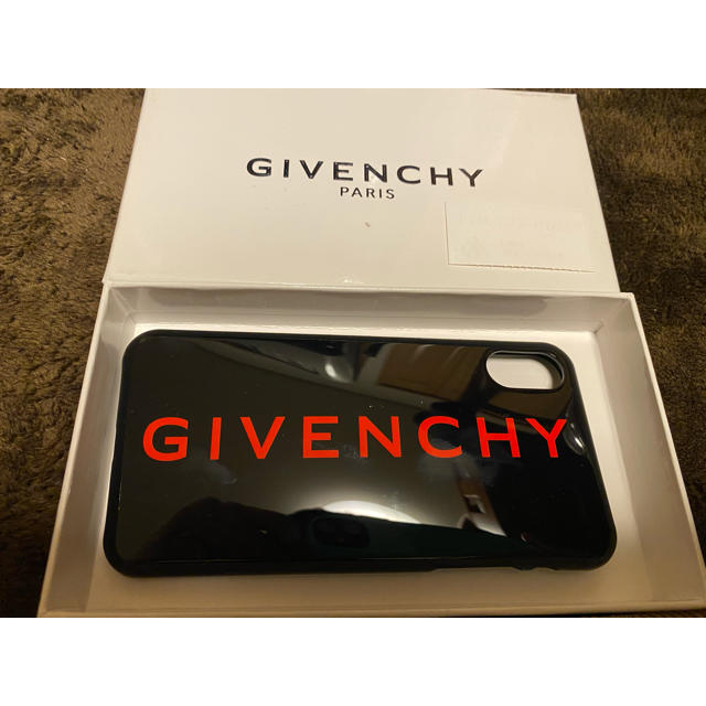 GIVENCHY - 新品 givenchy iPhoneケース iPhoneX 黒 ブラック 赤の通販