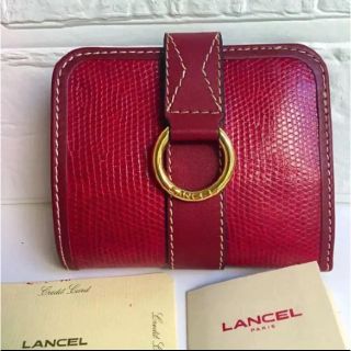 ランセル(LANCEL)のLANCEL ランセル 二つ折り財布 レザー 【⚠️難あり新品】送料込(財布)