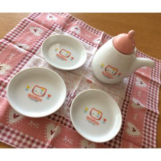 ハローキティ(ハローキティ)のきゃん様専用　ハローキティ 小皿3枚(食器)