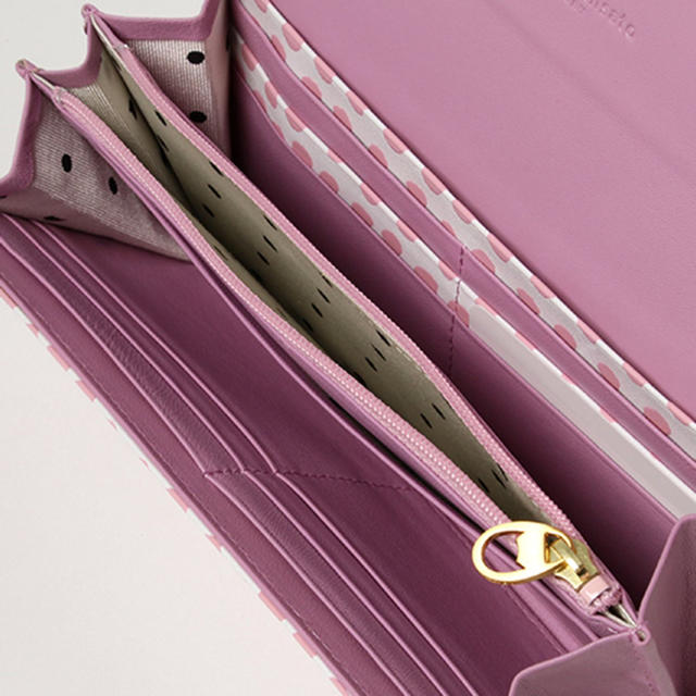TSUMORI CHISATO(ツモリチサト)のツモリチサト 長財布 手書きドット ピンク レディースのファッション小物(財布)の商品写真