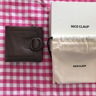 ナイスクラップ(NICE CLAUP)のN ICE CLAUP革製2つ折り財布(財布)