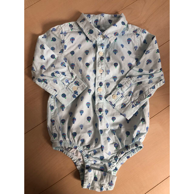 babyGAP(ベビーギャップ)のbabyGAP シャツ風ボディスーツ ロンパース キッズ/ベビー/マタニティのキッズ服男の子用(90cm~)(その他)の商品写真