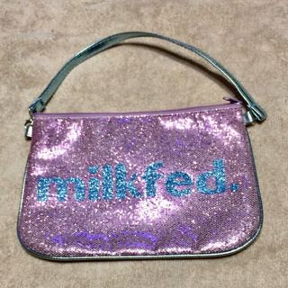 ミルクフェド(MILKFED.)の新品❤️milk fed. キラキララメ ミニバッグ(ポーチ)