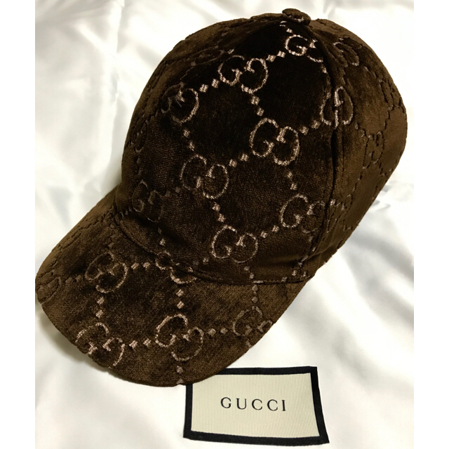 Gucci(グッチ)のGucci グッチ GG ベルベット キャップ ベロア  メンズの帽子(キャップ)の商品写真