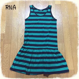 アールエヌエー(RNA)のRNA▷ボーダータンクワンピ(ミニワンピース)