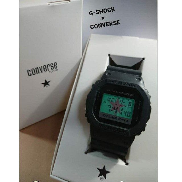 G-SHOCK(ジーショック)のG-SHOCK CONVERSE コラボウォッチ ウサネコさん専用 メンズの時計(腕時計(デジタル))の商品写真